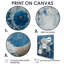 Art mural blanc et bleu cosmique-1922300815-1922300851