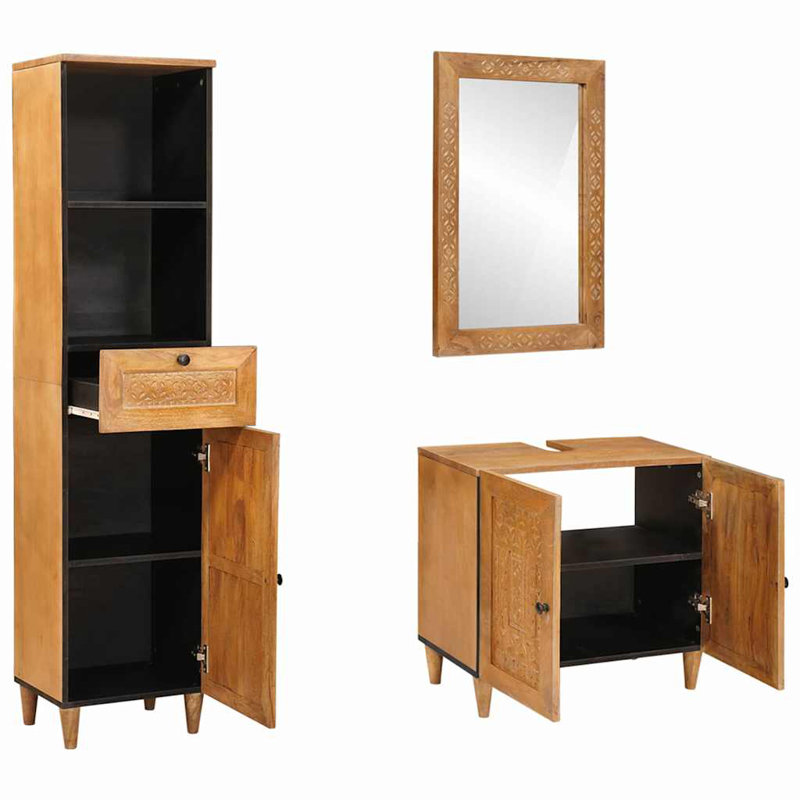 Bathroom Storage, Natural