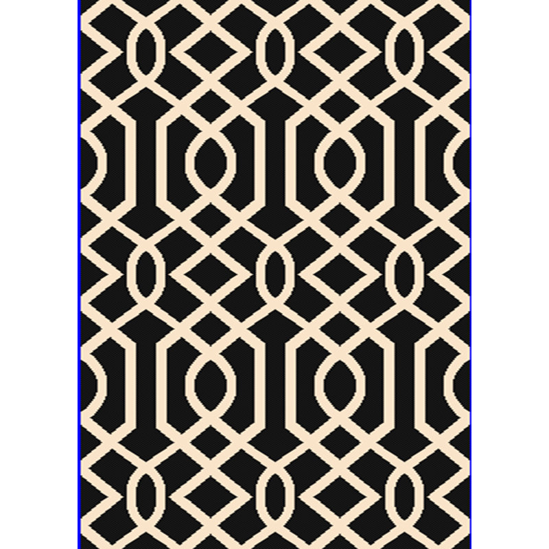 Passion Geometric Indoor Rug, Rectangle 6'7" x 9'6"