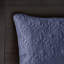 Couvre-lit réversible bleu marine - matelassé pour une texture riche Rembourrage confortable en coton prélavé surdimensionné pour un sommeil relaxant
