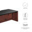 Bureau mural avec armoire et tablette Modway Kinetic-88459750-88459749