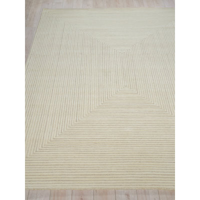 Serenity handloomed PET Beige/Brown Area Rug