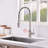 HOOSENG Pull Down Touchless Kitchen Faucet-97068156