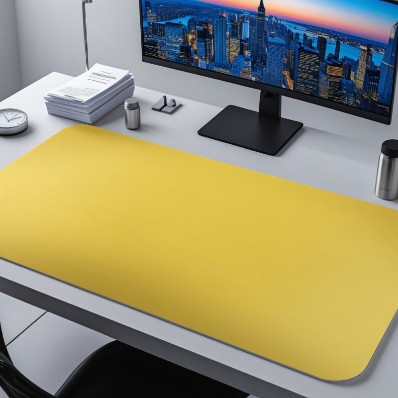 Polyester Desk Pad, 14.4x12.1