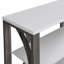 Console industrielle à 3 niveaux, 70,87 pouces, table d'entrée étroite, longue table de rangement avec entrée, salon, vestibule, couloir-484744135