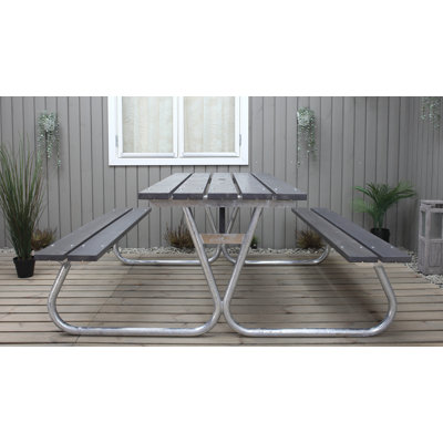 Berdeja Rectangular Outdoor Dining Table , cm W 444.5cm cm D