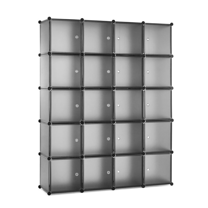 Neubauer 20 Door Plastic / Acrylic Wardrobe