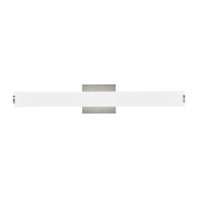 Finn 1 - Light LED Bath Bar, Satin Nickel, 3500