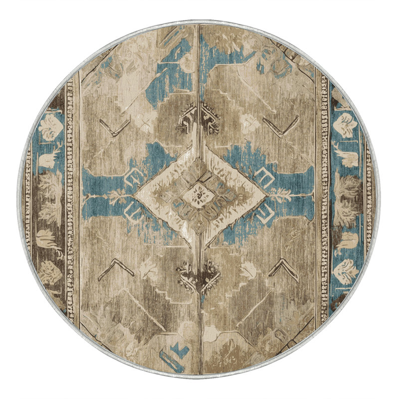 Timeless Ornament Rug, Round 6'