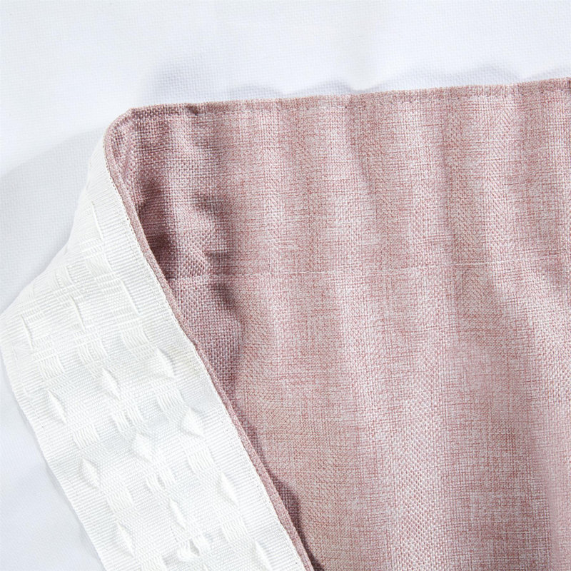 Forsman Pencil Pleat Blackout Curtains, 117 W x 229 D cm, Pink