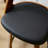 Modern Faux Leather Swivel 26'' Stools, Bucket Seat Counter Stools with Wood Frame-122503866-119858573