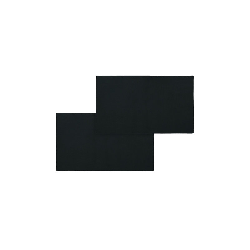 Tapis de bain Walburg Home, Noir