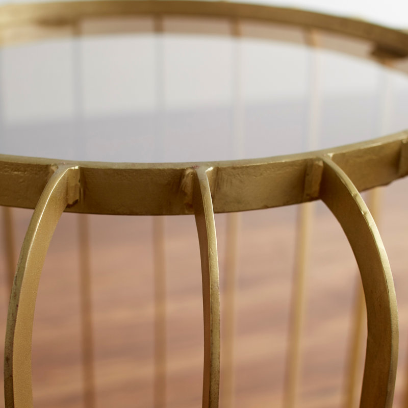 Gildrum Glass End Table