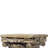 Accent Pedestal Table, 10 Inch Top, Weathered Brown Resin, Ornate Base