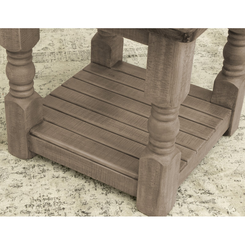 Natural Stone End Table