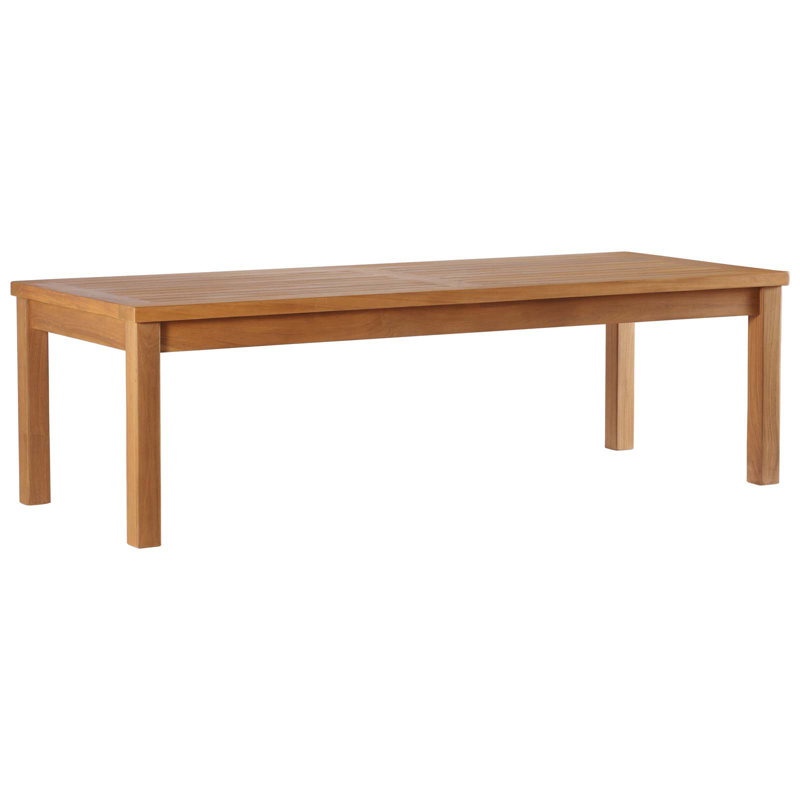 Table basse d'extérieur en bois de teck Upland