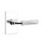 Select Round Passage (Hall & Closet) Door Lever with Rectangle Rosette-1069548316-1069548311