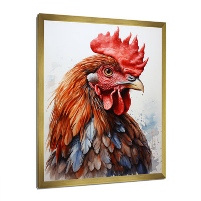 Keady " Abstract Rooster Portrait "