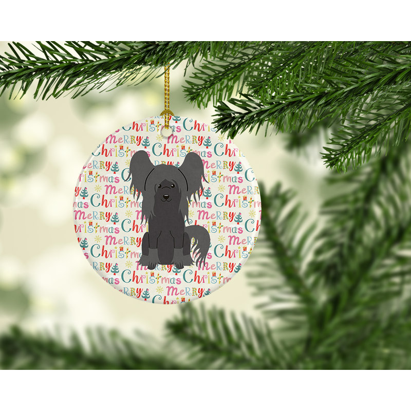 Ornement suspendu Merry Christmas