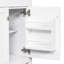 Armoire de salle de bain blanche de 60 po avec charnières à fermeture douce et grand lavabo double avec finition élégante