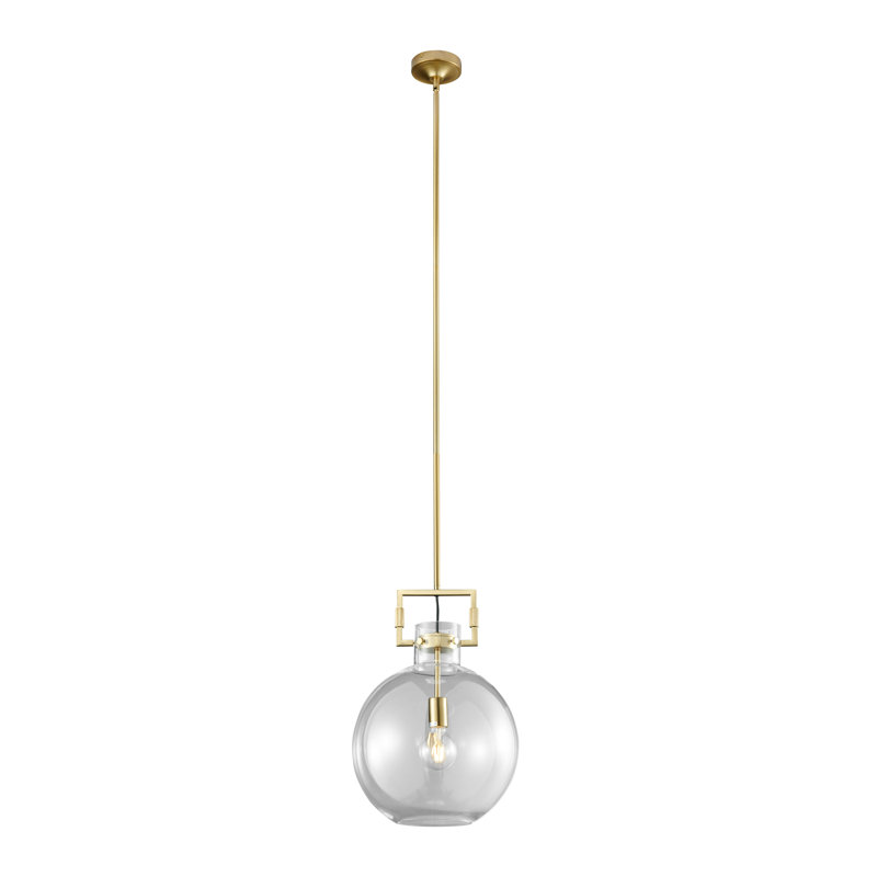 Luminaire suspendu simple en or 1 lumière Raeni