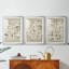 ABSTRACT Series CMV III - Impression encadrée sur mesure de qualité supérieure - 3 pièces-831867536-831867540