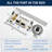 Deck Mount Roman Tub Faucet Set Waterfall High Flow Bathtub Faucets-110600752