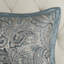 Édredon grand lit bleu sarcelle 12 pièces avec draps en coton, y compris édredon, taies décoratives, coussins décoratifs, jupe, drap-housse, drap plat et taies d'oreiller, rembourrage à 100%, design