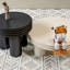 Table basse simple style crème