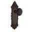 Victorian Plate with Black Porcelain Door Knob-332080256