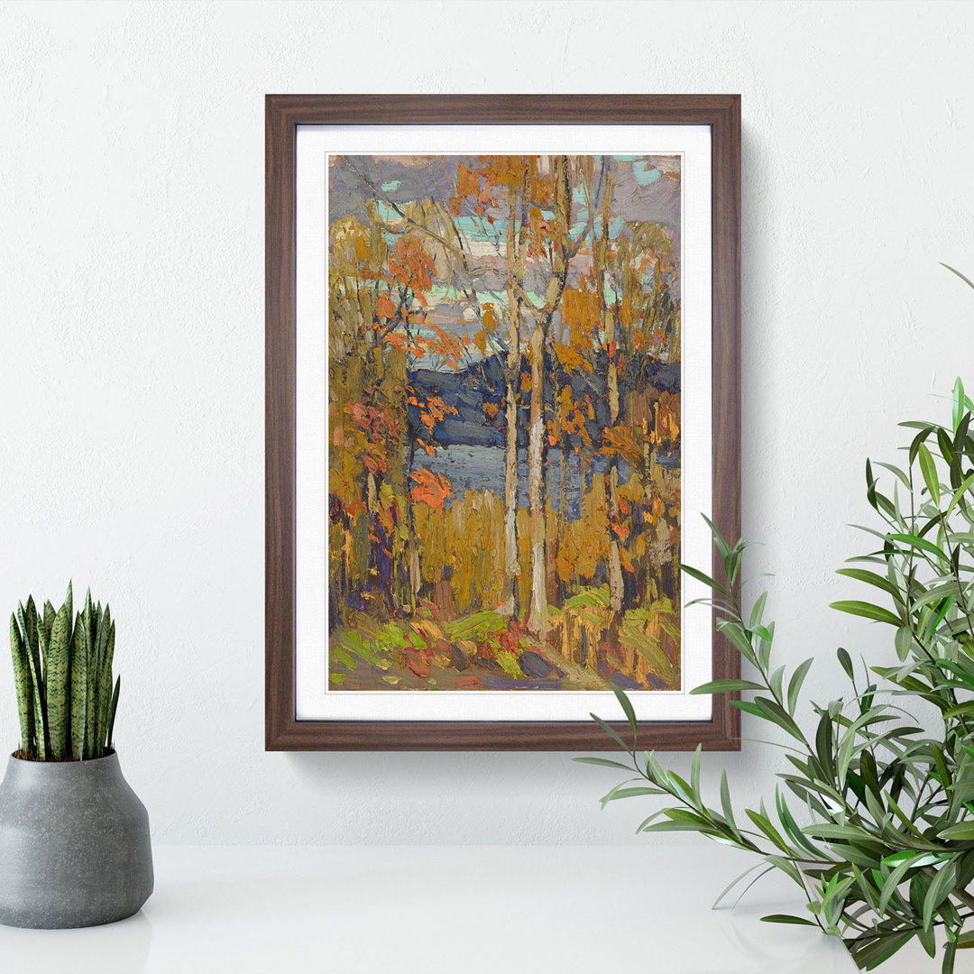 Algonquin in October by Tom Thomson - Framed Print