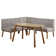 Ensemble de coin-repas pour 5 personnes Bucci
