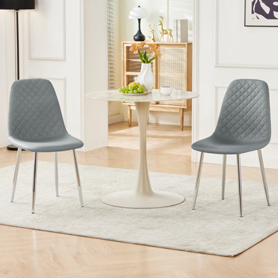 Wales Modern Upholstered Faux Leather Dining Chair