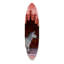 Zebras Apartment is Coral Pink Fashion and Glam Decorative Acrylic Surfboard by Oliver Gal