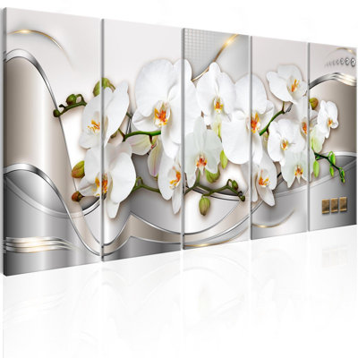 " Blooming Orchids " 5 - Pieces