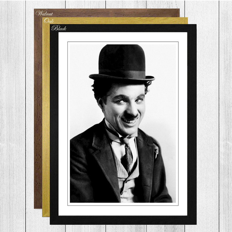 Single Picture Frame Print, Black
