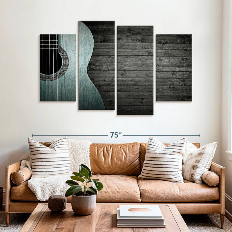 Abarca Vignette, guitare bleue