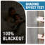 Rideaux 100% occultant en faux lin pour chambre à coucher Isolation thermique texturée Lin-913589128-913589234