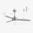 52''  3 - Blade Modern Dimmable Ceiling Fan with Remote Control and LED Light-2024433148-2024433139