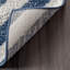 Tapis bleu / blanc Frances-330632261