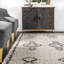 Tapis noir / blanc cassé Standish-1110984467