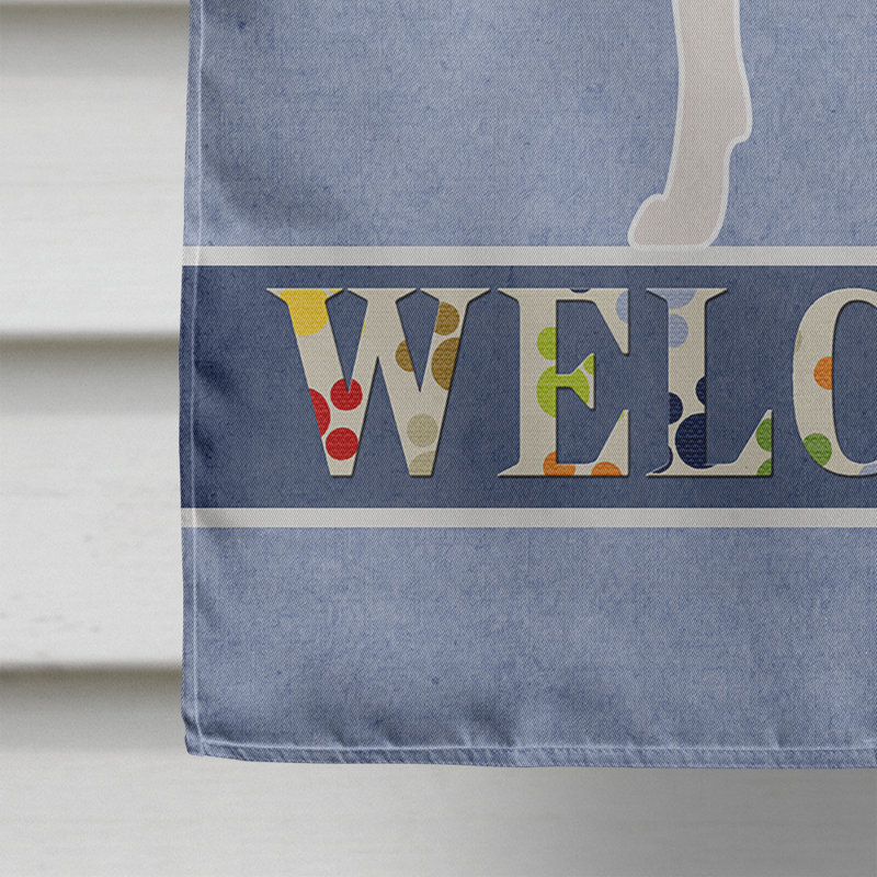 Polyester 2 côtés 40 x 28 po welcome drapeau maison, Canaan