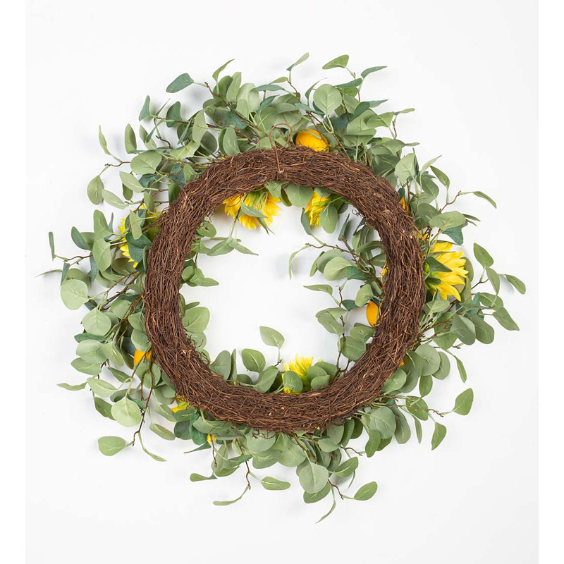 25" Dried Silk Wreath