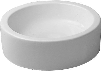 Starck 1 Ceramic Circular Vessel Bathroom Sink with Overflow