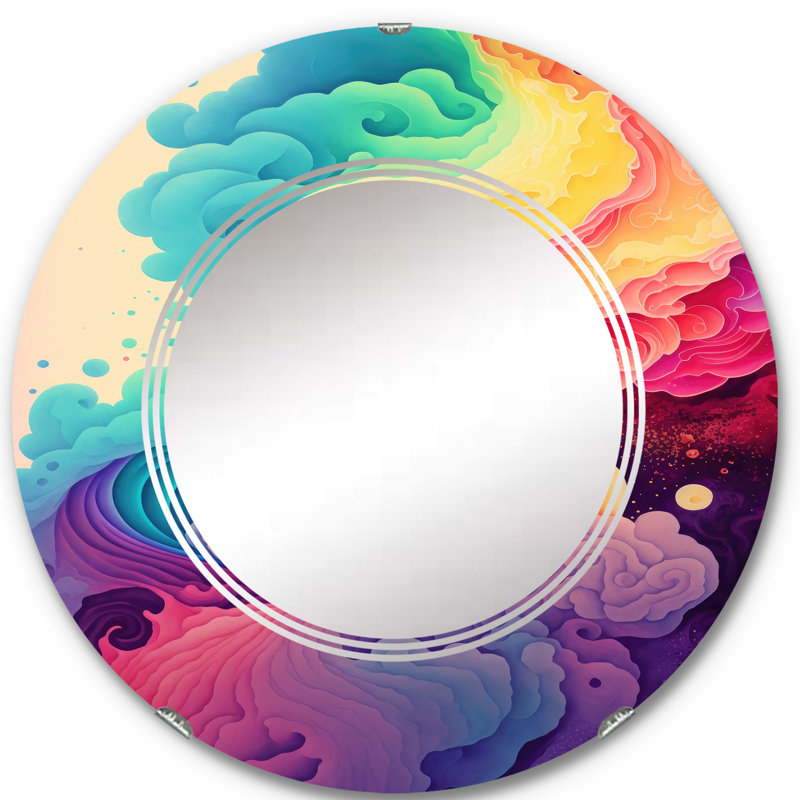 Miroir mural Quameshia, 24 po x 24 po
