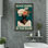 «Black Queen The Most Powerful Pièce», reproduction d'art graphique sur toile tendue