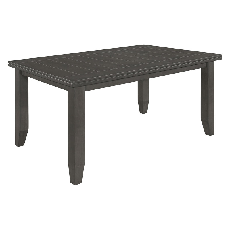 Springhill Rectangular 66-inch Wood Dining Table Dark Grey, Dark Gray, 30" H x 66" W x 42" D