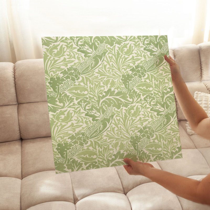 "Botanical" William Morris, H 24 po x l 24 po