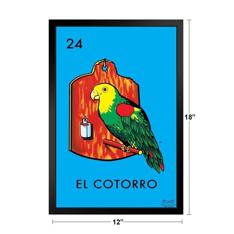  54 La Rana Frog Loteria Card Mexican Bingo Lottery
