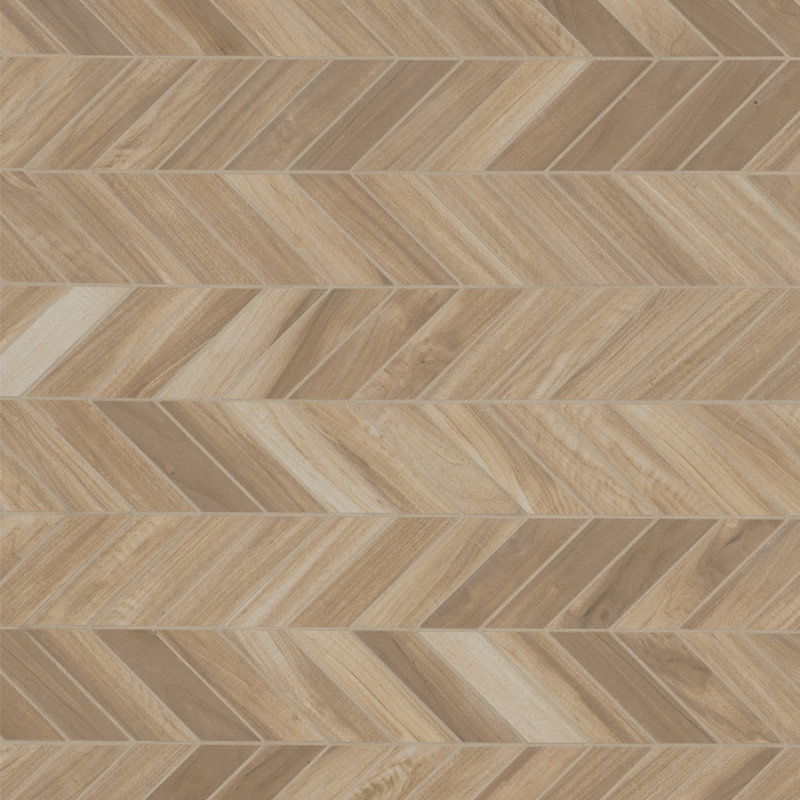 MSI Havenwood Saddle 12 in. x 15 in. Matte Porcelain Wood Look Floor and Wall Tile, Saddle